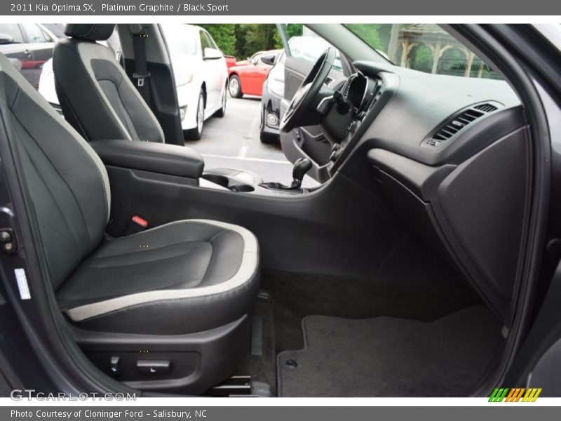 Platinum Graphite / Black Sport 2011 Kia Optima SX
