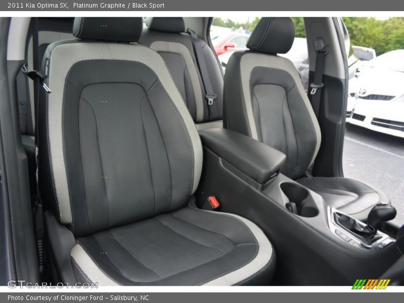 Platinum Graphite / Black Sport 2011 Kia Optima SX
