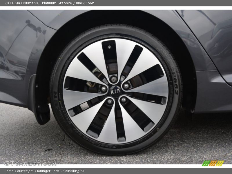 Platinum Graphite / Black Sport 2011 Kia Optima SX