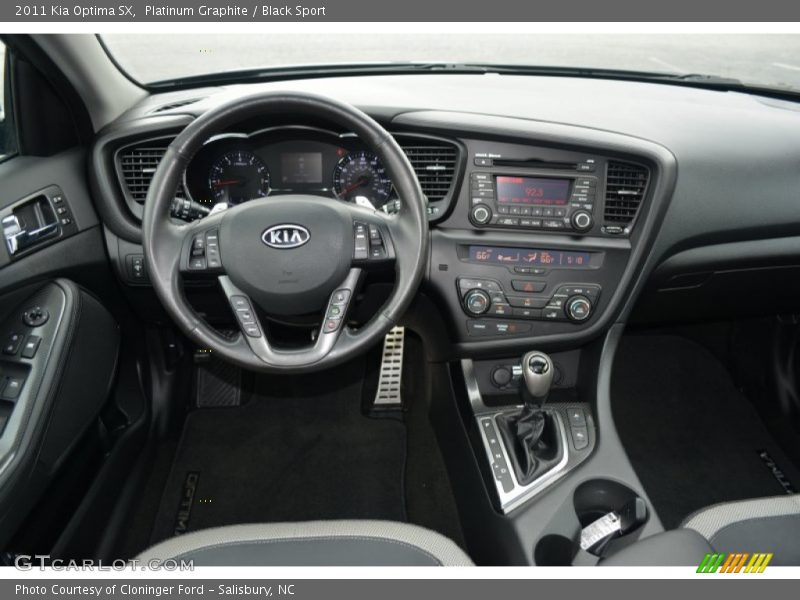 Platinum Graphite / Black Sport 2011 Kia Optima SX