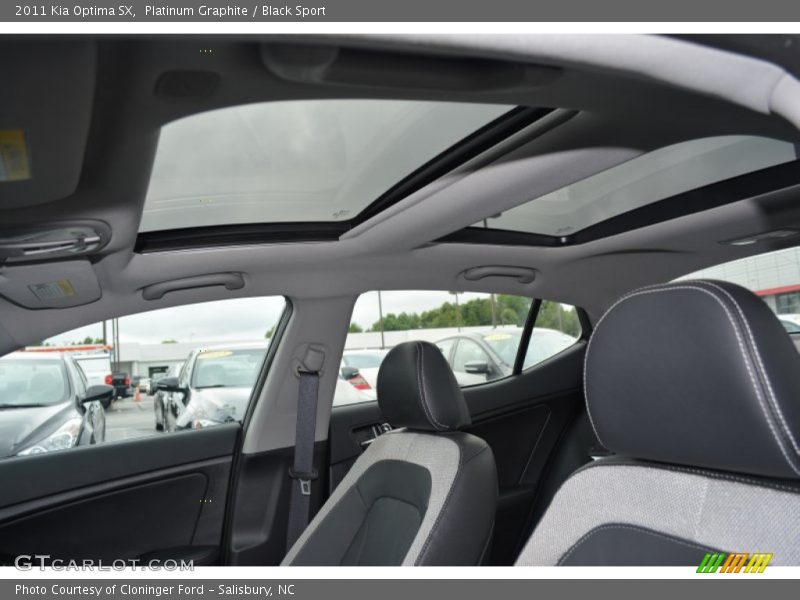 Platinum Graphite / Black Sport 2011 Kia Optima SX