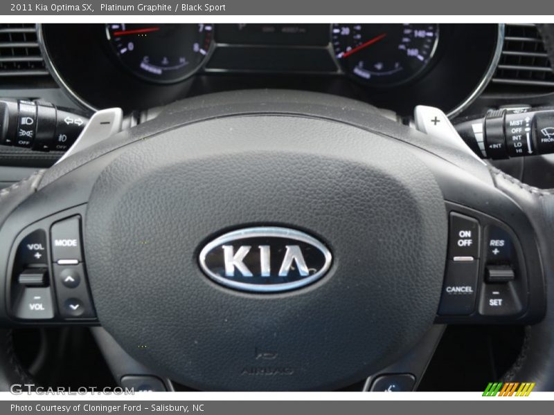 Platinum Graphite / Black Sport 2011 Kia Optima SX