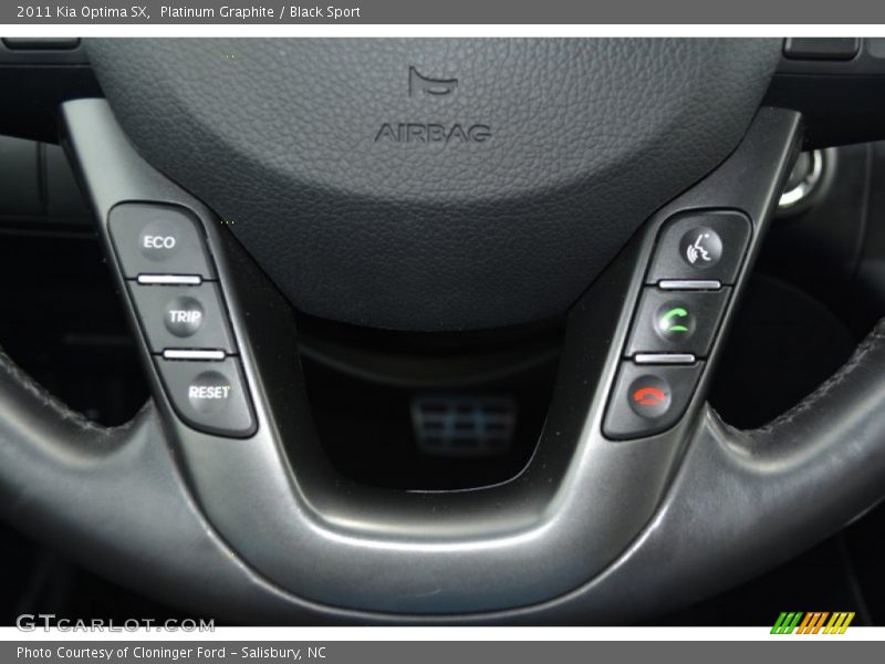 Platinum Graphite / Black Sport 2011 Kia Optima SX
