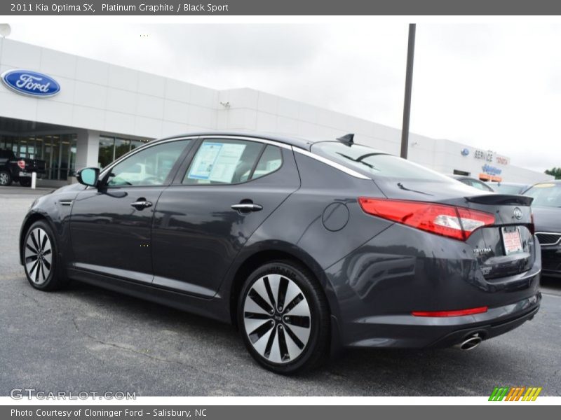 Platinum Graphite / Black Sport 2011 Kia Optima SX