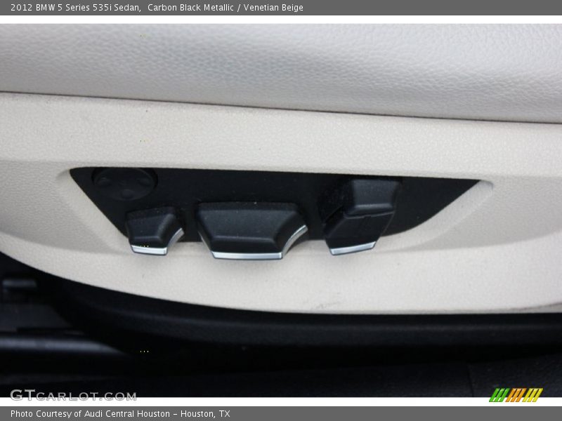 Carbon Black Metallic / Venetian Beige 2012 BMW 5 Series 535i Sedan