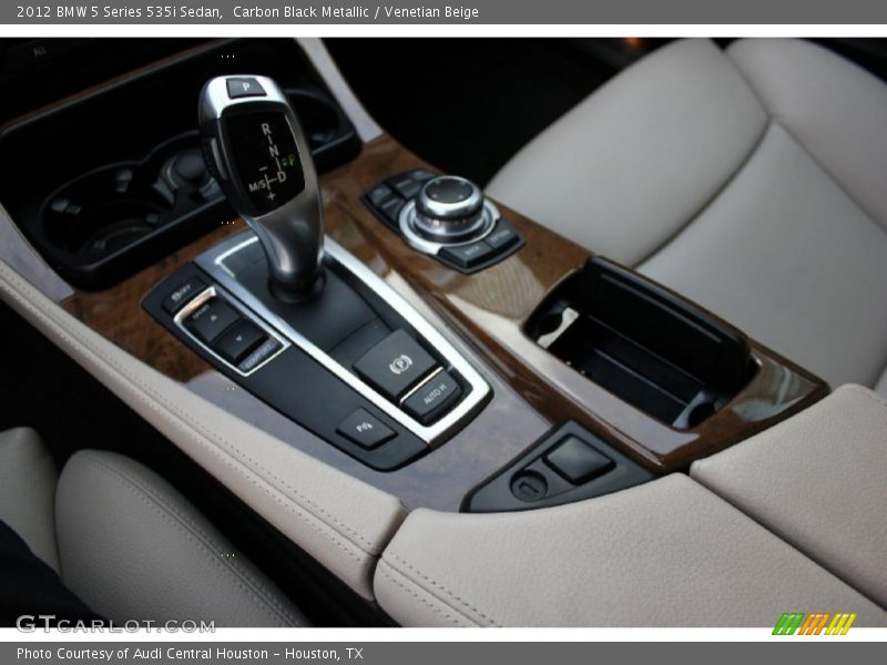 Carbon Black Metallic / Venetian Beige 2012 BMW 5 Series 535i Sedan