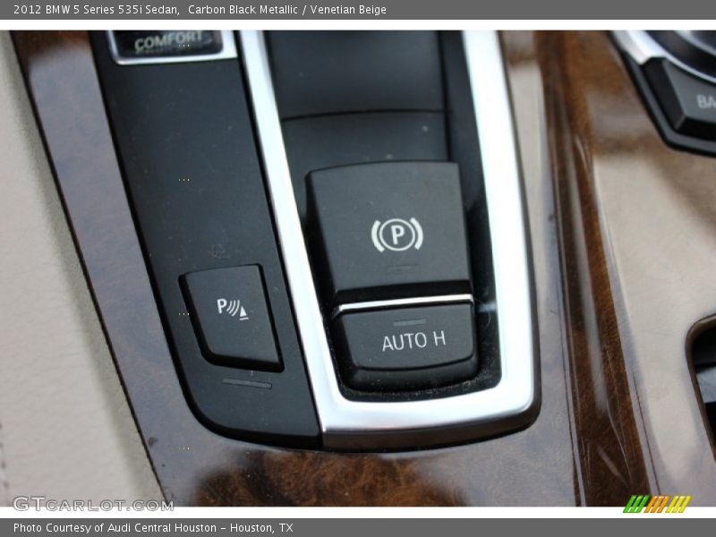 Carbon Black Metallic / Venetian Beige 2012 BMW 5 Series 535i Sedan