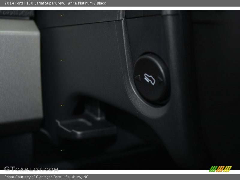 White Platinum / Black 2014 Ford F150 Lariat SuperCrew