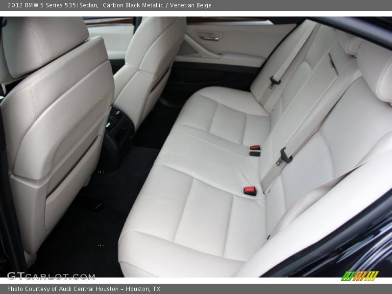 Carbon Black Metallic / Venetian Beige 2012 BMW 5 Series 535i Sedan