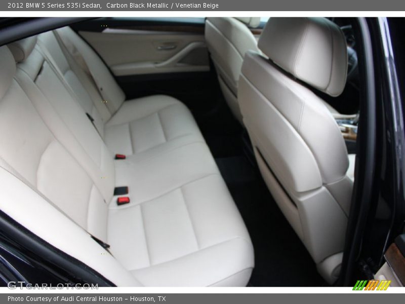 Carbon Black Metallic / Venetian Beige 2012 BMW 5 Series 535i Sedan