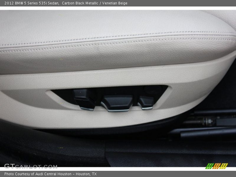Carbon Black Metallic / Venetian Beige 2012 BMW 5 Series 535i Sedan
