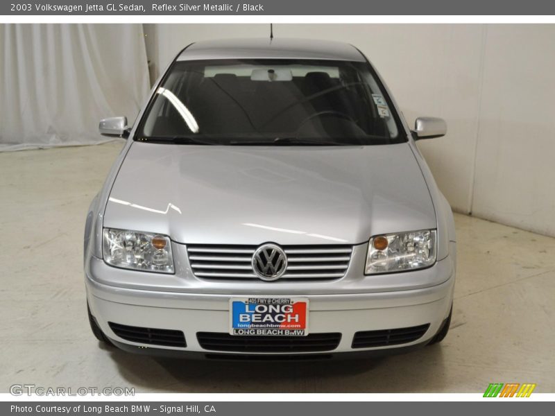 Reflex Silver Metallic / Black 2003 Volkswagen Jetta GL Sedan