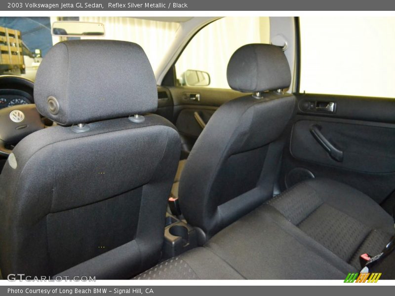 Reflex Silver Metallic / Black 2003 Volkswagen Jetta GL Sedan