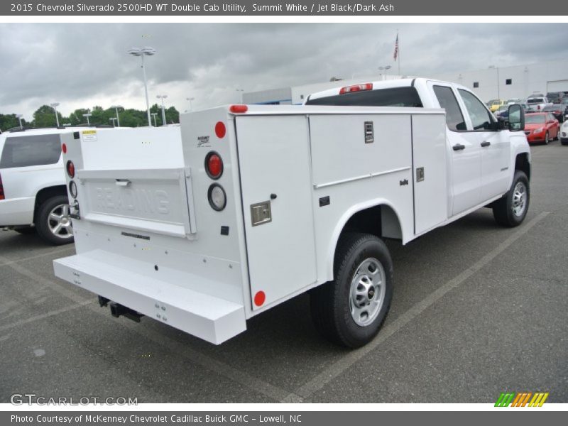 Summit White / Jet Black/Dark Ash 2015 Chevrolet Silverado 2500HD WT Double Cab Utility