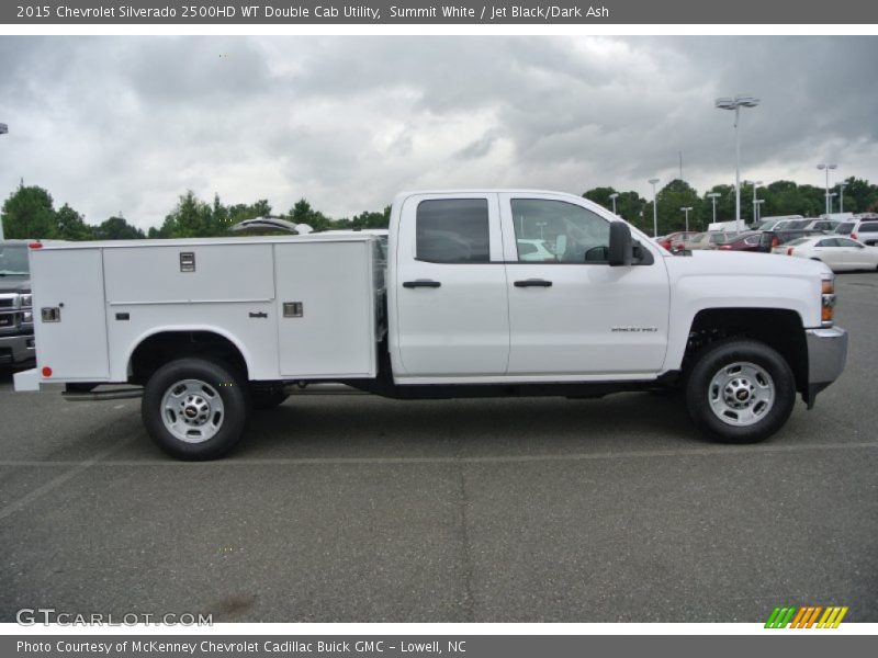 Summit White / Jet Black/Dark Ash 2015 Chevrolet Silverado 2500HD WT Double Cab Utility