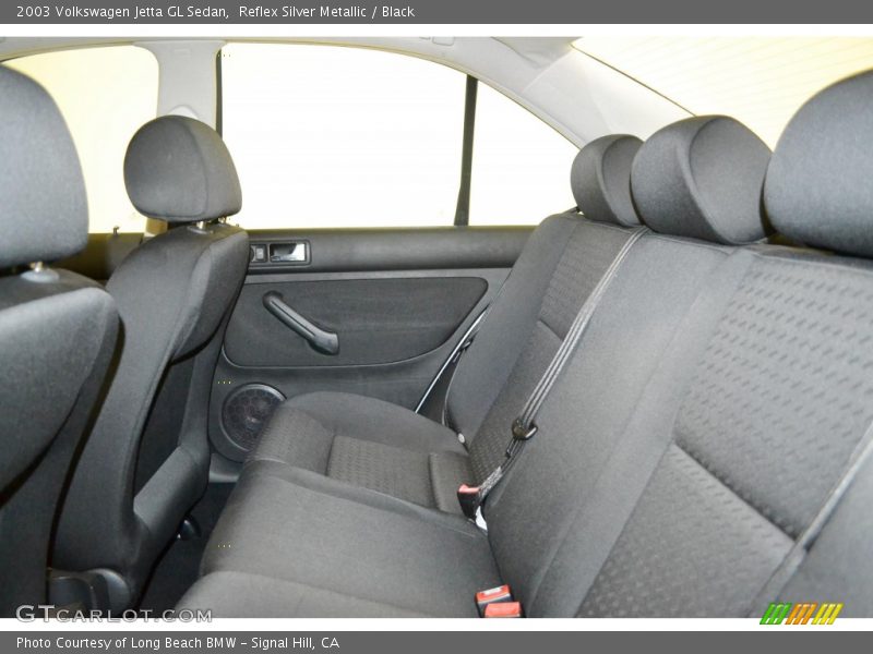 Reflex Silver Metallic / Black 2003 Volkswagen Jetta GL Sedan