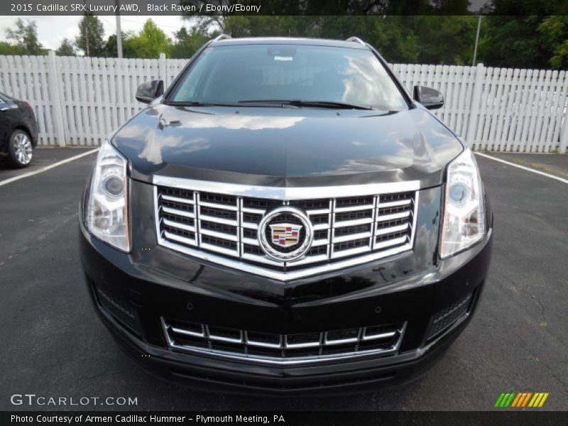 Black Raven / Ebony/Ebony 2015 Cadillac SRX Luxury AWD