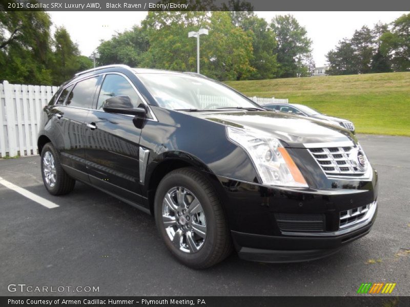 Black Raven / Ebony/Ebony 2015 Cadillac SRX Luxury AWD