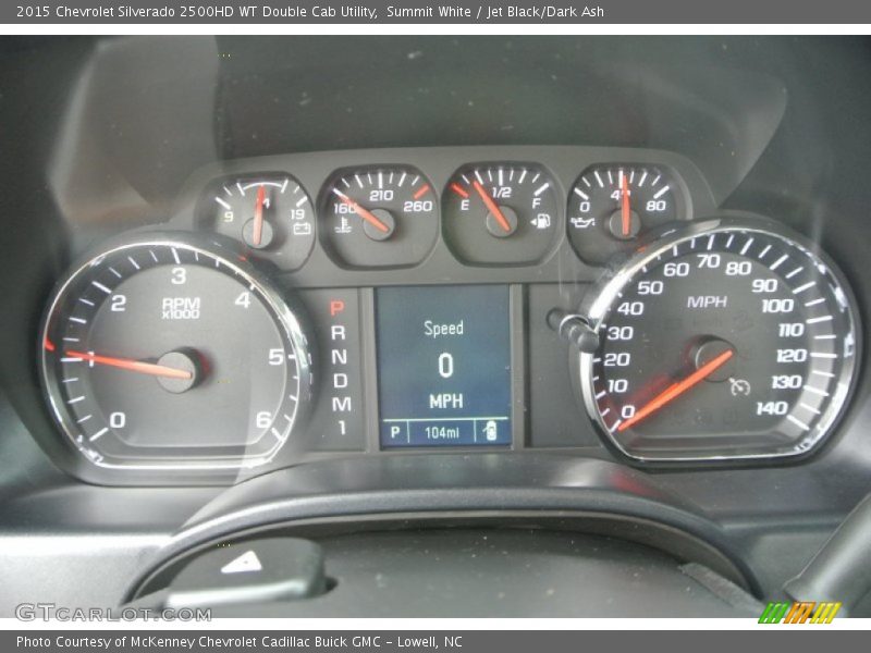  2015 Silverado 2500HD WT Double Cab Utility WT Double Cab Utility Gauges