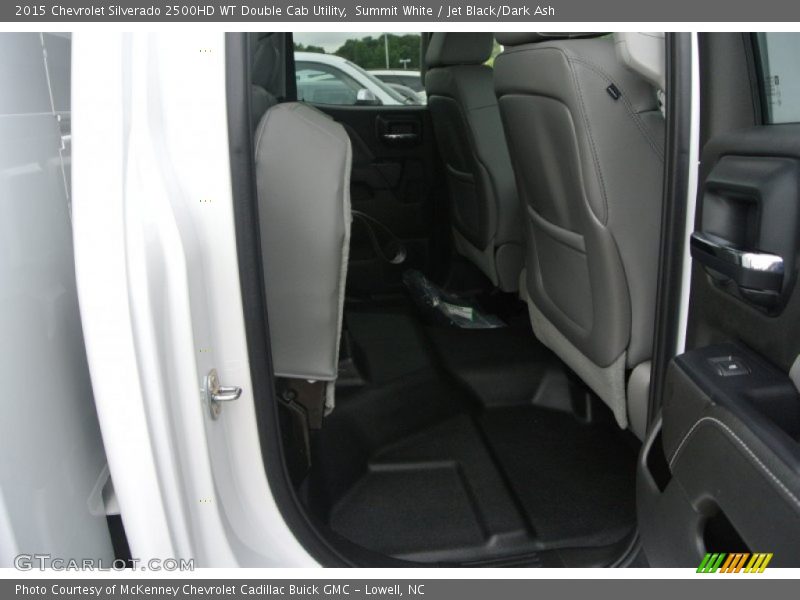 Summit White / Jet Black/Dark Ash 2015 Chevrolet Silverado 2500HD WT Double Cab Utility