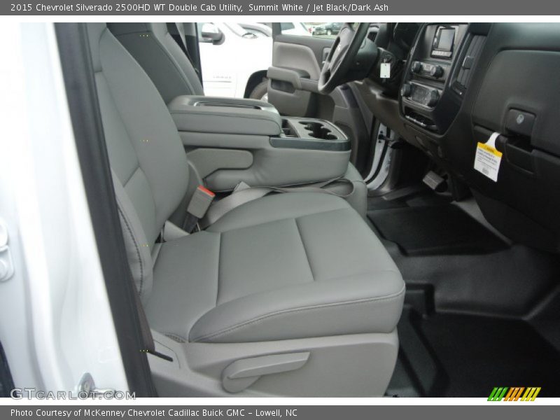 Summit White / Jet Black/Dark Ash 2015 Chevrolet Silverado 2500HD WT Double Cab Utility