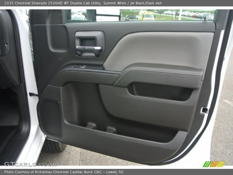 Summit White / Jet Black/Dark Ash 2015 Chevrolet Silverado 2500HD WT Double Cab Utility