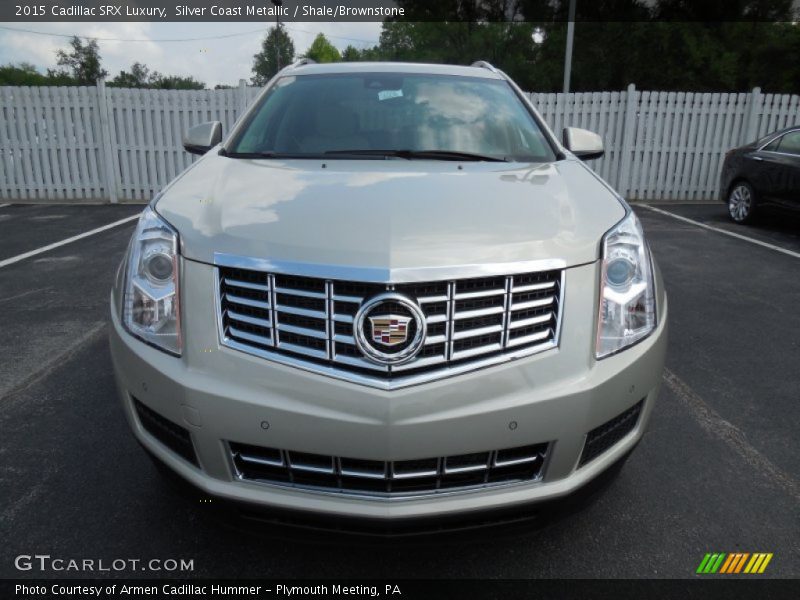Silver Coast Metallic / Shale/Brownstone 2015 Cadillac SRX Luxury