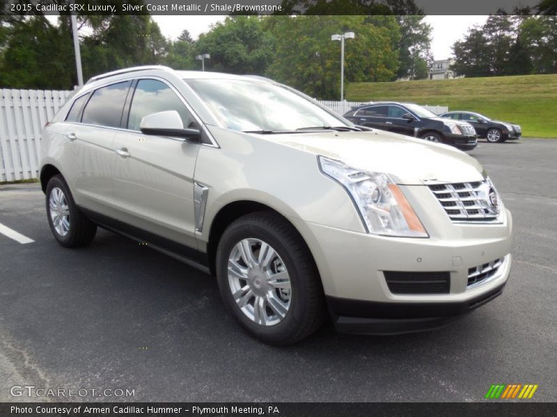 Silver Coast Metallic / Shale/Brownstone 2015 Cadillac SRX Luxury