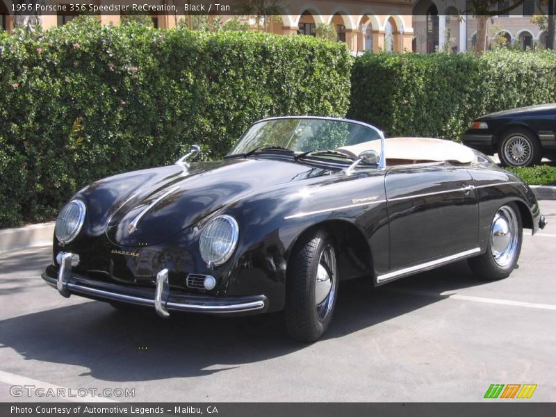 Black / Tan 1956 Porsche 356 Speedster ReCreation