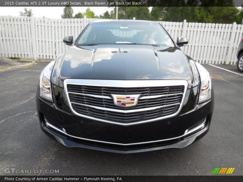 Black Raven / Jet Black/Jet Black 2015 Cadillac ATS 2.0T Luxury AWD Sedan