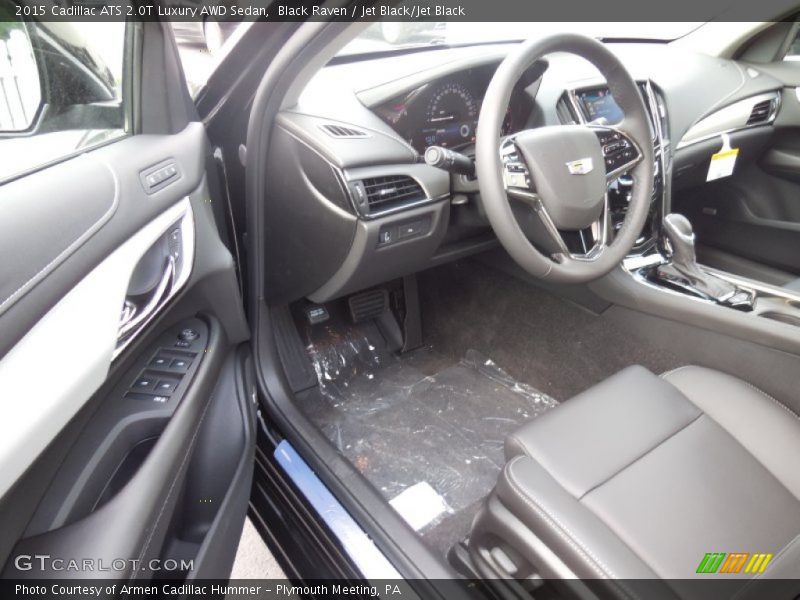 Black Raven / Jet Black/Jet Black 2015 Cadillac ATS 2.0T Luxury AWD Sedan