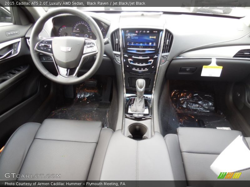 Black Raven / Jet Black/Jet Black 2015 Cadillac ATS 2.0T Luxury AWD Sedan