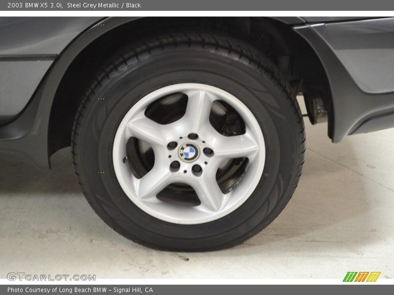 Steel Grey Metallic / Black 2003 BMW X5 3.0i