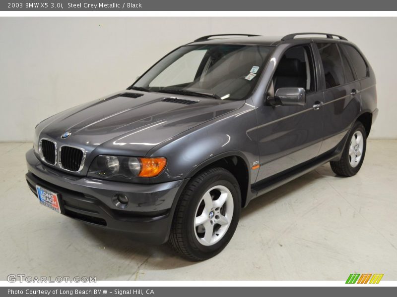 Steel Grey Metallic / Black 2003 BMW X5 3.0i