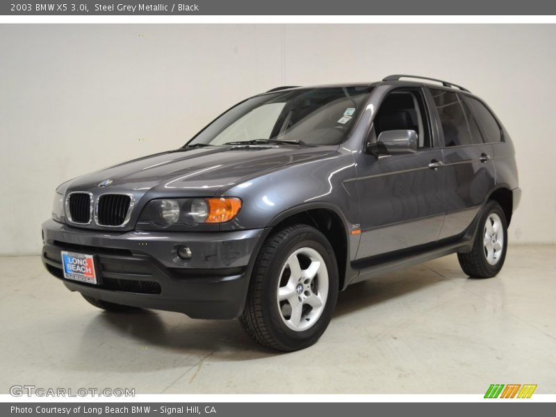 Steel Grey Metallic / Black 2003 BMW X5 3.0i