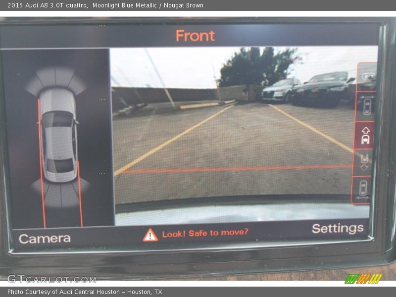 Moonlight Blue Metallic / Nougat Brown 2015 Audi A8 3.0T quattro