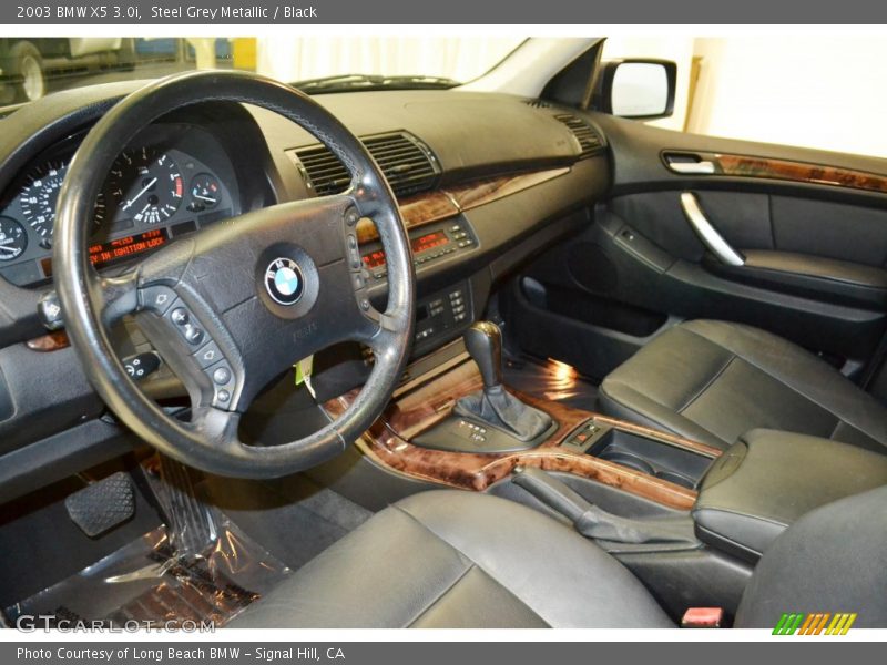 Steel Grey Metallic / Black 2003 BMW X5 3.0i