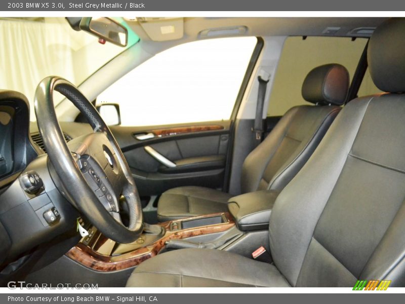 Steel Grey Metallic / Black 2003 BMW X5 3.0i