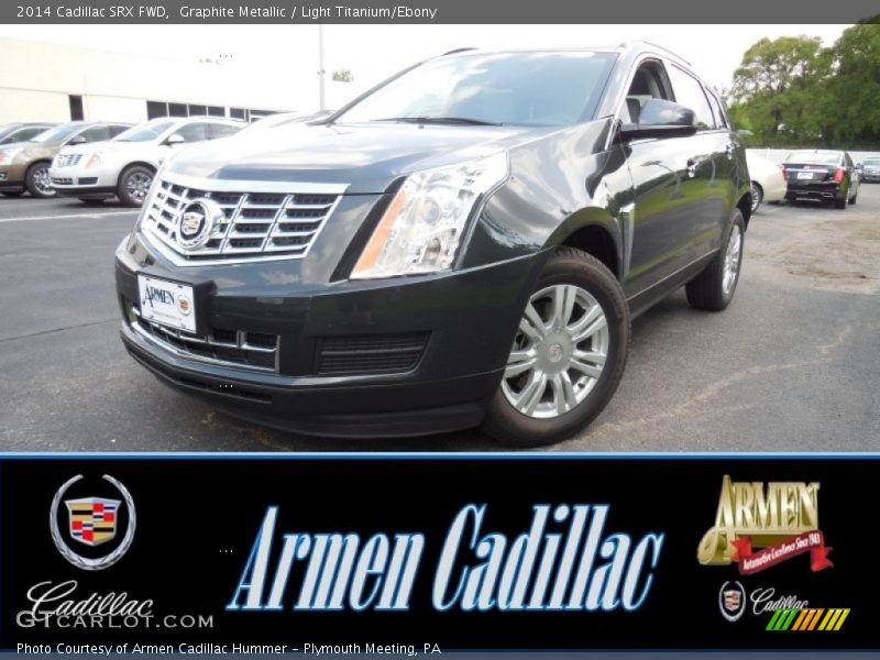 Graphite Metallic / Light Titanium/Ebony 2014 Cadillac SRX FWD