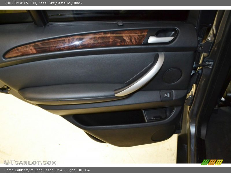 Steel Grey Metallic / Black 2003 BMW X5 3.0i