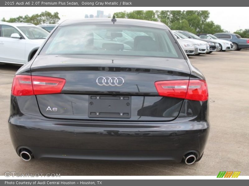 Oolong Gray Metallic / Black 2015 Audi A6 2.0T Premium Plus Sedan