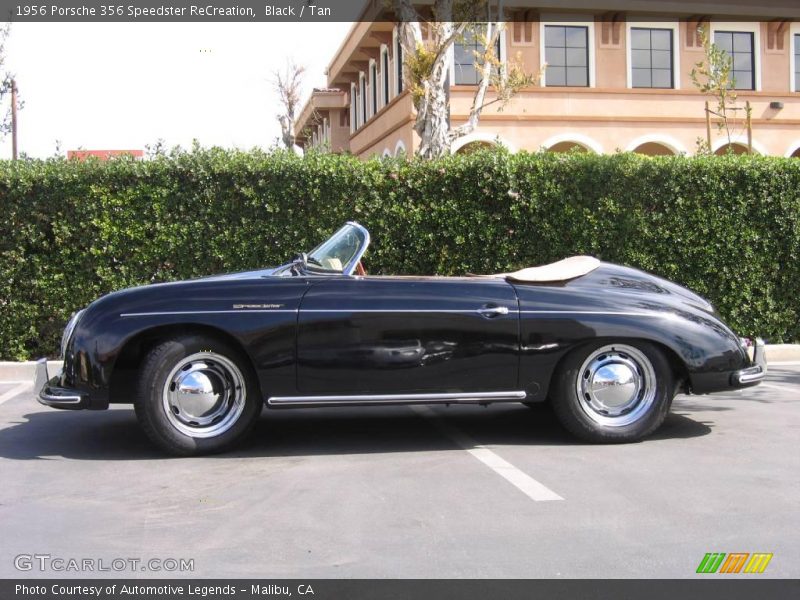 Black / Tan 1956 Porsche 356 Speedster ReCreation