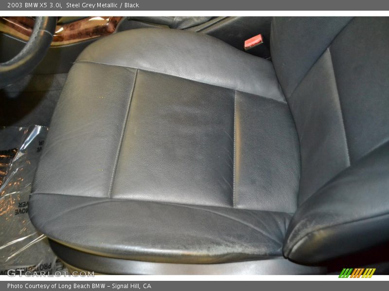 Steel Grey Metallic / Black 2003 BMW X5 3.0i