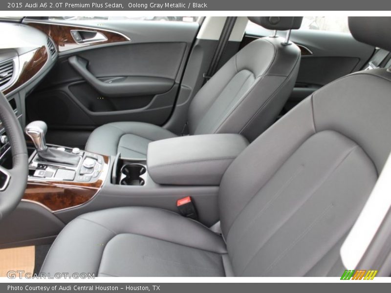 Oolong Gray Metallic / Black 2015 Audi A6 2.0T Premium Plus Sedan
