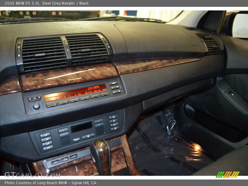 Steel Grey Metallic / Black 2003 BMW X5 3.0i