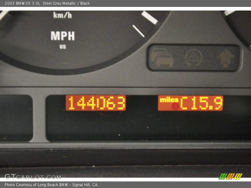Steel Grey Metallic / Black 2003 BMW X5 3.0i