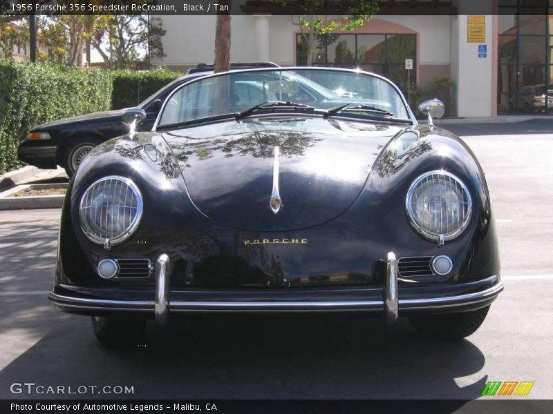 Black / Tan 1956 Porsche 356 Speedster ReCreation