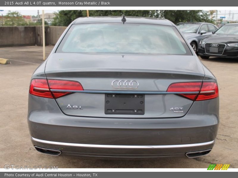Monsoon Gray Metallic / Black 2015 Audi A8 L 4.0T quattro