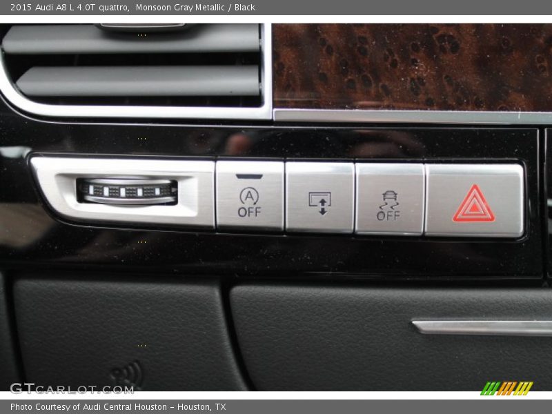 Monsoon Gray Metallic / Black 2015 Audi A8 L 4.0T quattro