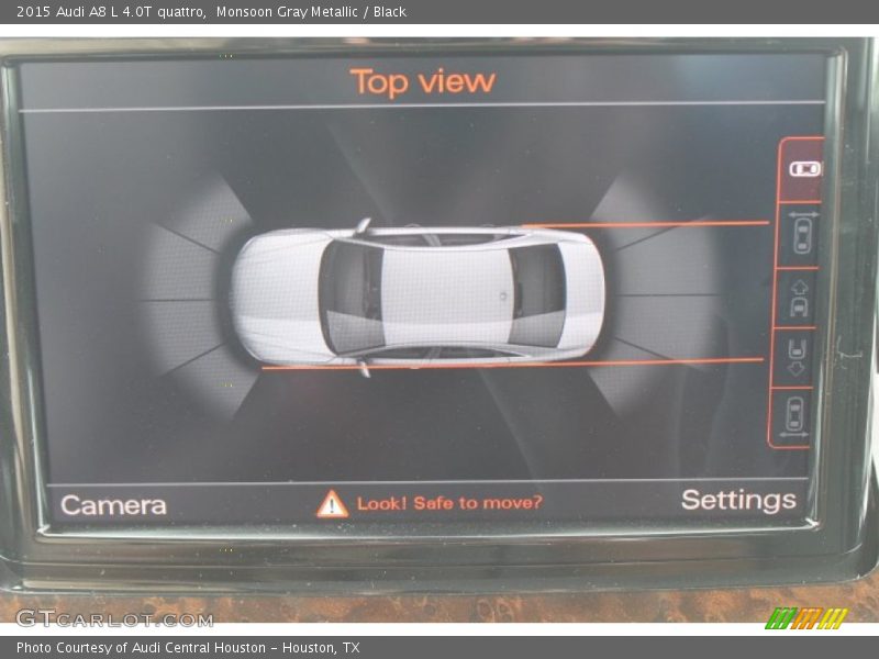 Monsoon Gray Metallic / Black 2015 Audi A8 L 4.0T quattro